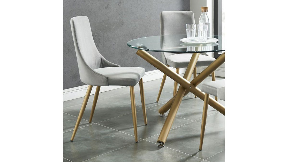 WORLDWIDE HOME FURNISHINGS CARMILLA DINING CHAIR (SET OF 2)