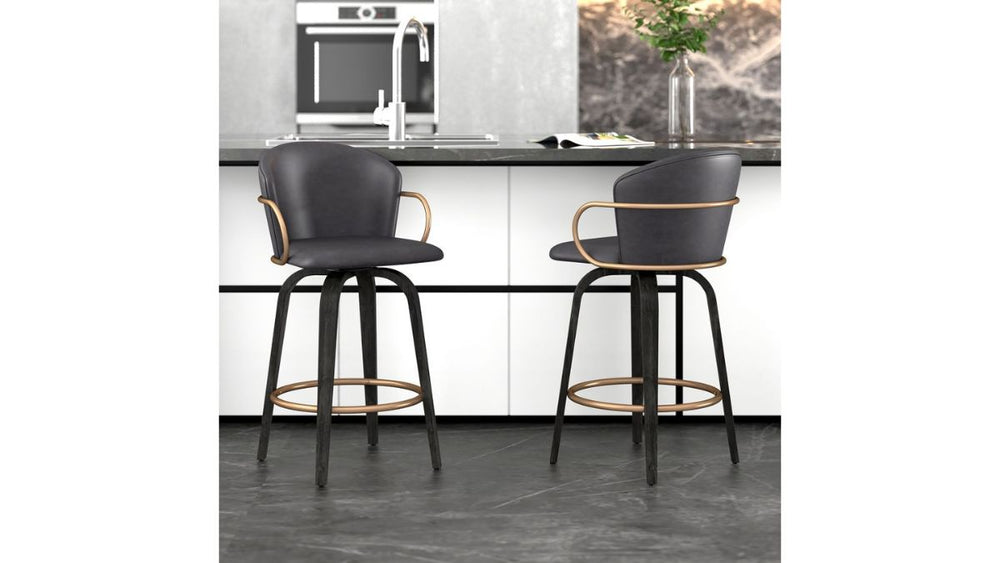 WORLDWIDE HOME FURNISHINGS LAWSON COUNTER STOOL (SET OF 2)