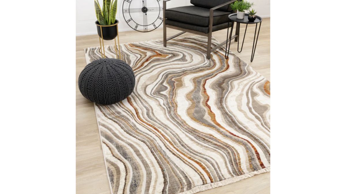 Samira Curvy Waves Rug