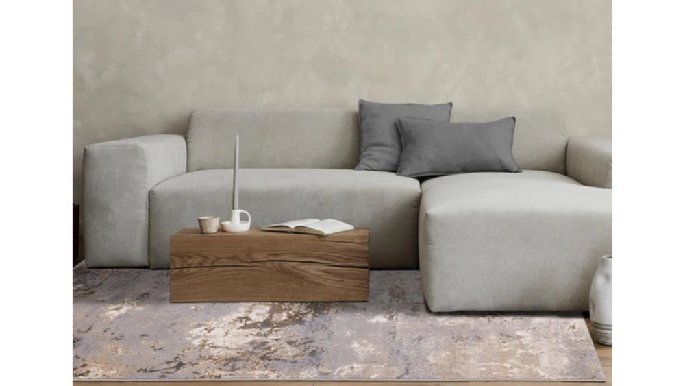 Emory Taupe White Brown Granite Rug