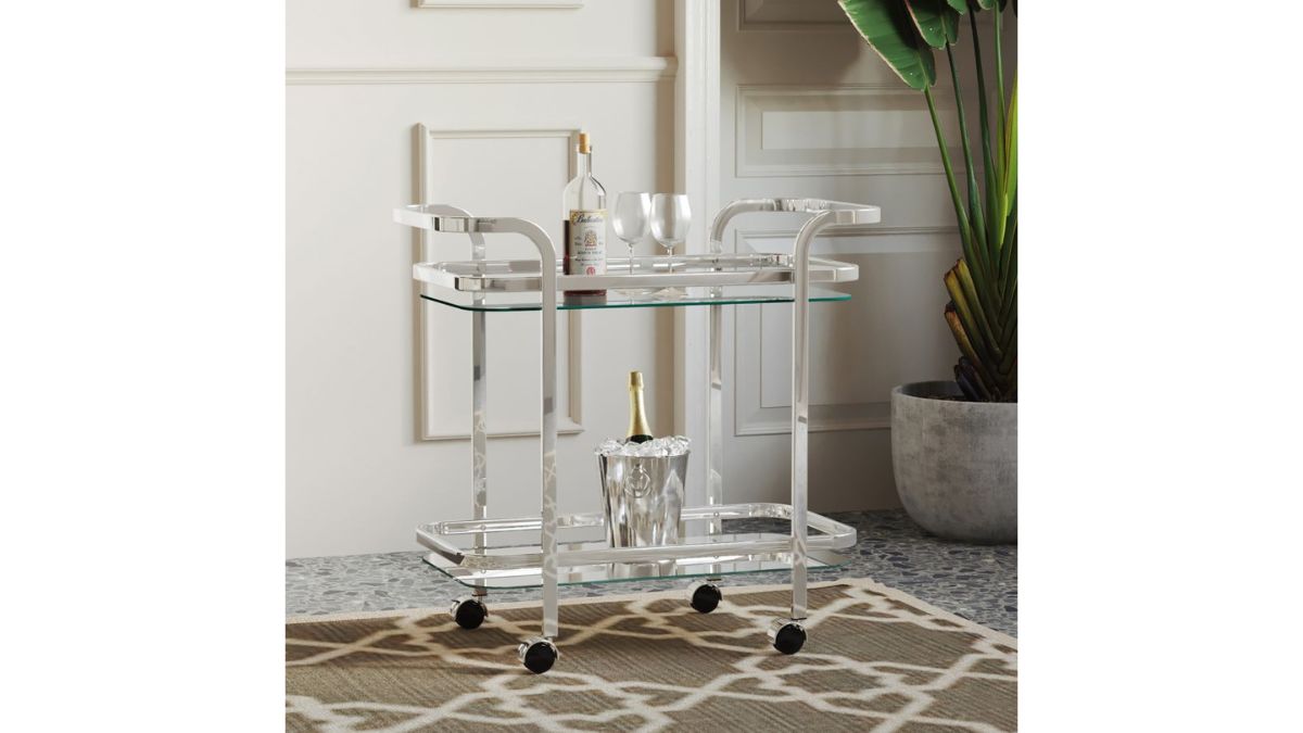 ZEDD 2-TIER BAR CART