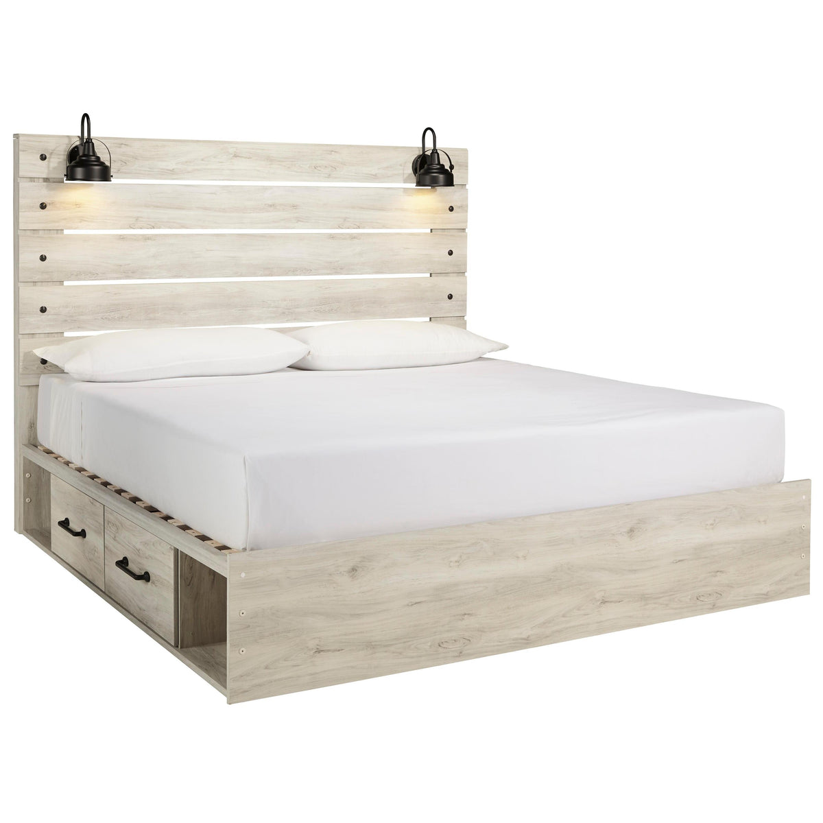  Signature Design by Ashley Cambeck B192B111 7 pc King Panel Storage Bedroom Set IMAGE 2