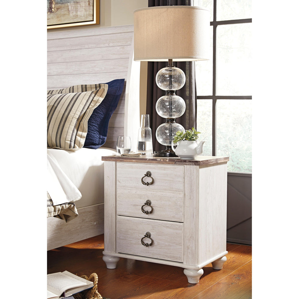  Signature Design by Ashley Willowton B267B35 7 pc Queen Panel Bedroom Set IMAGE 4