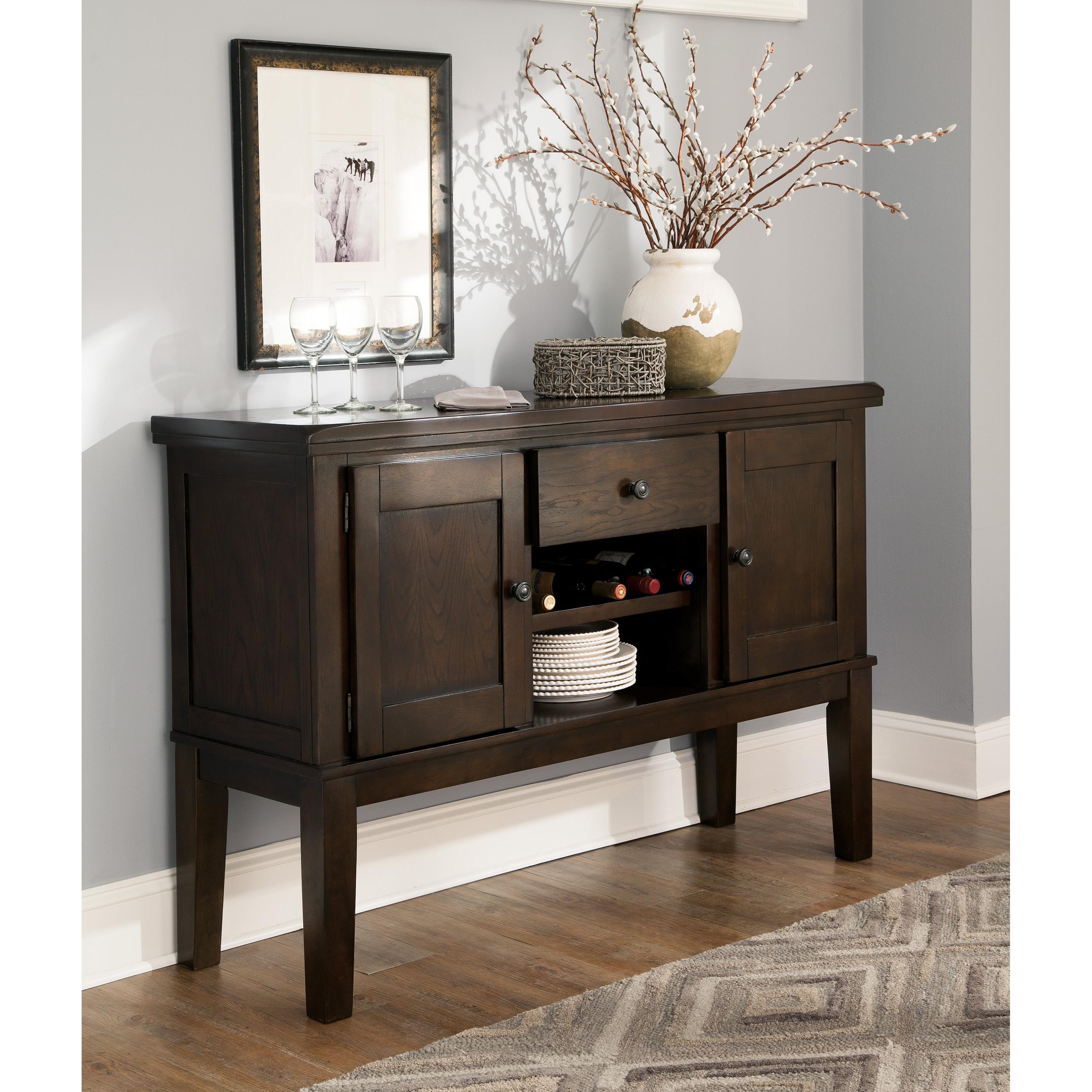  Signature Design by Ashley Haddigan Server D596-60 IMAGE 2