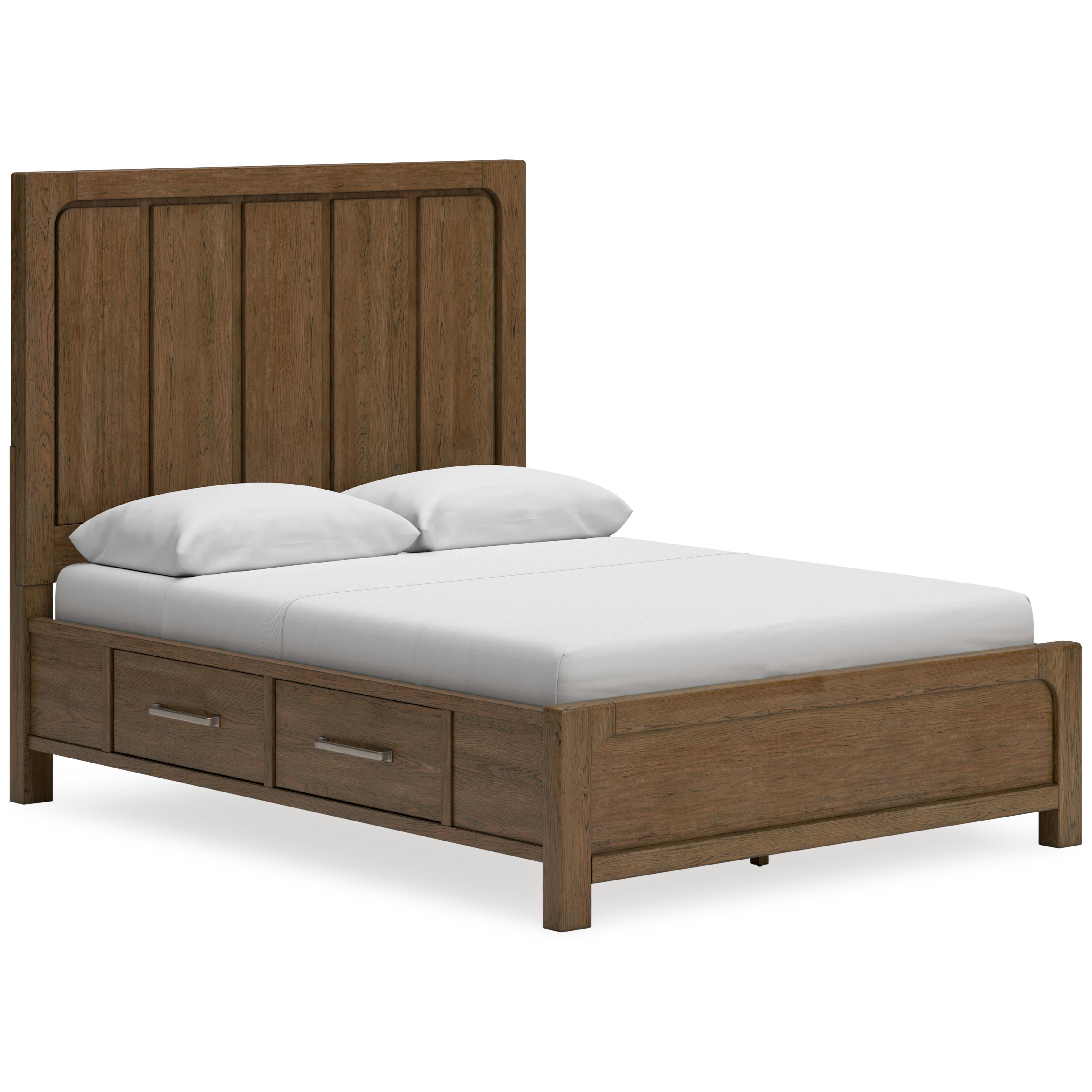  Signature Design by Ashley Cabalynn B974 8 pc Queen Panel Storage Bedroom Set IMAGE 2