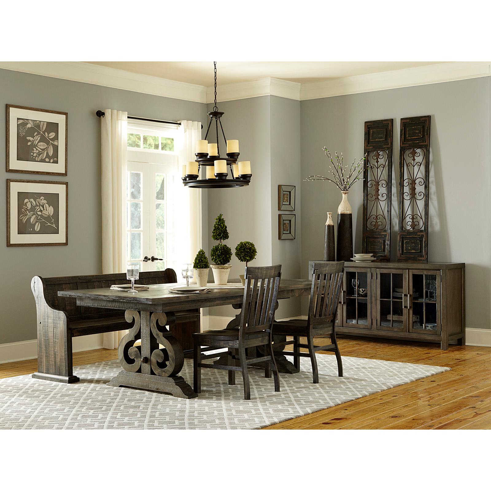  Magnussen Bellamy Dining Table with Trestle Base D2491-20B/D2491-20T IMAGE 6