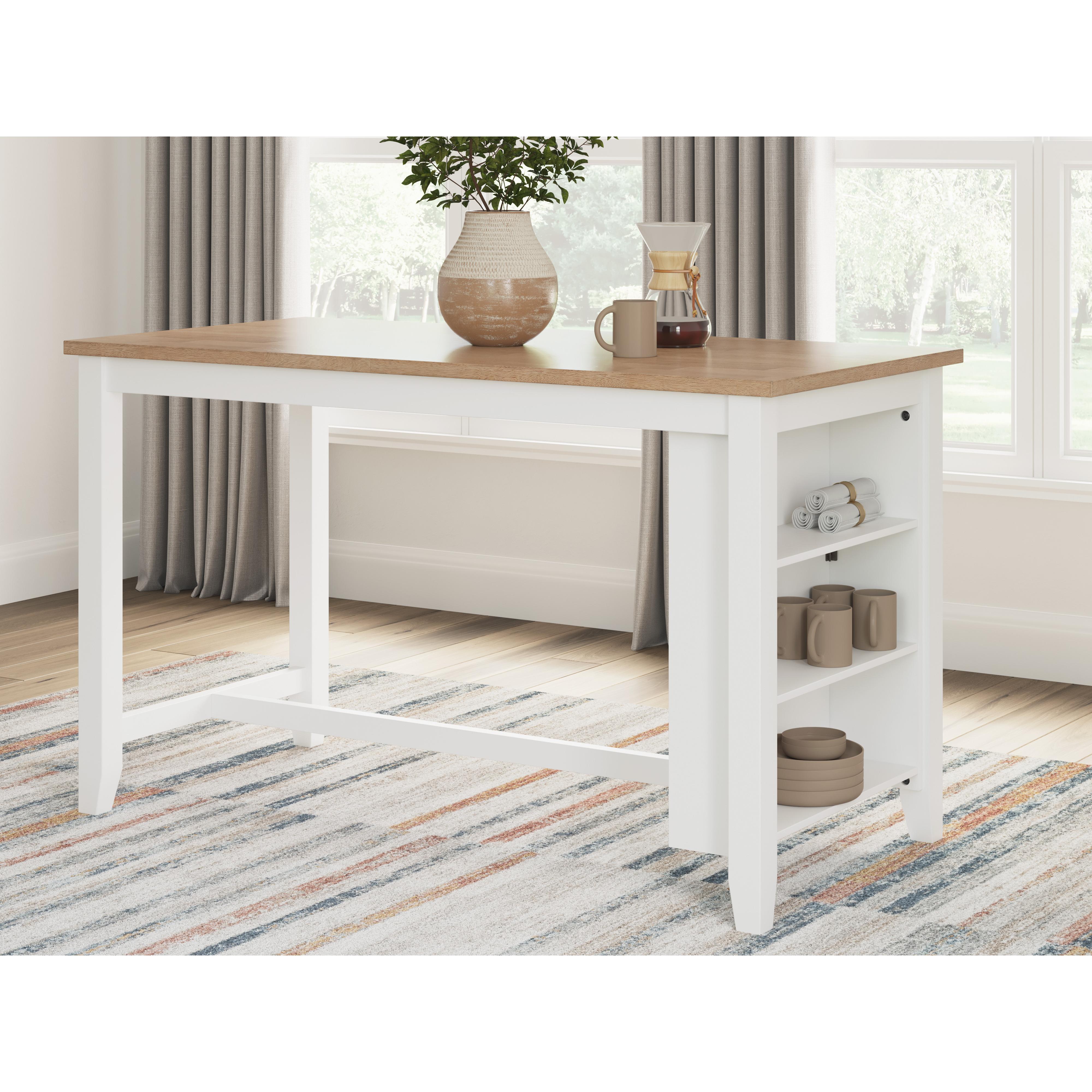  Signature Design by Ashley Gesthaven D398D2 5 pc Counter Height Dining Set IMAGE 2