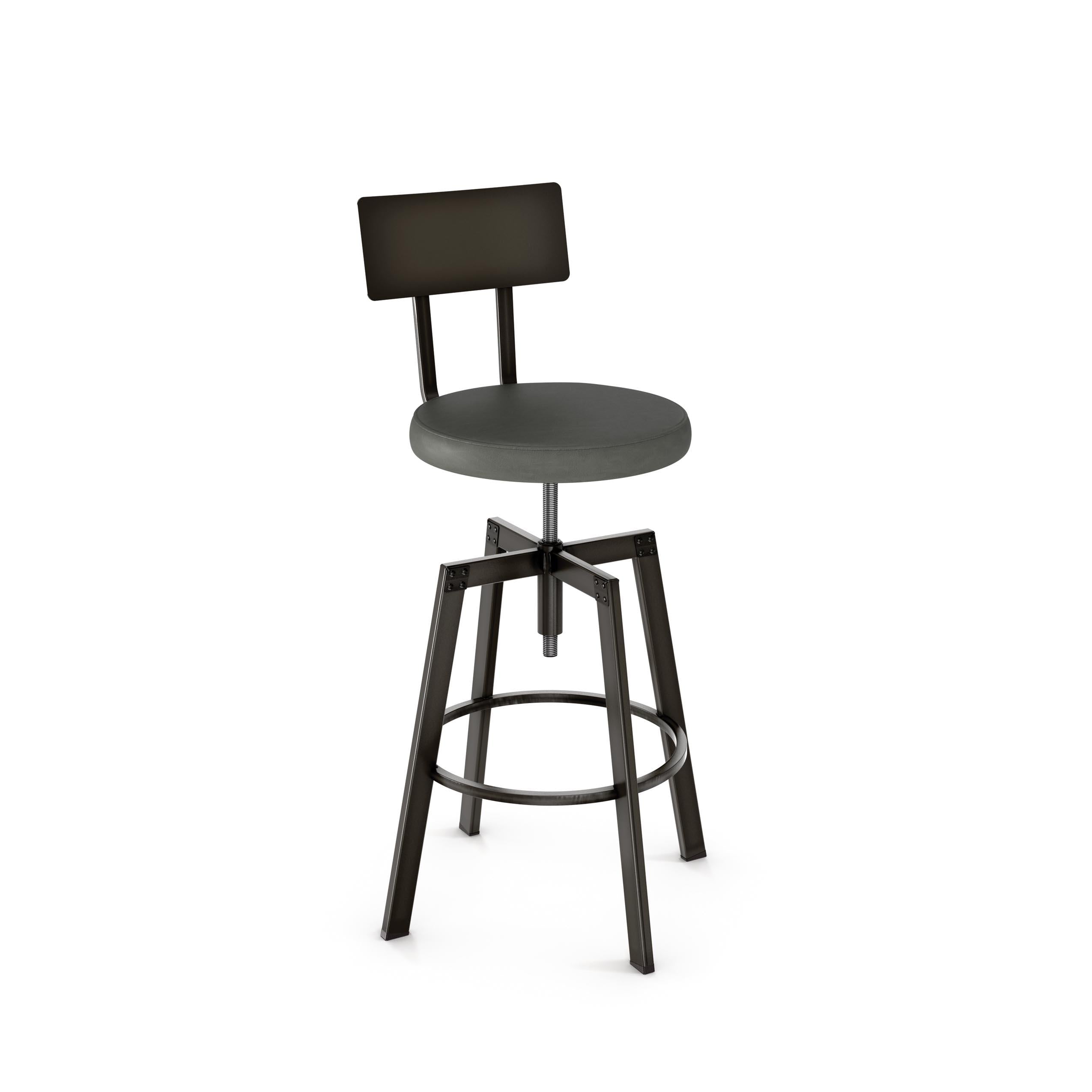  Amisco Architect Adjustable Height Stool 40563-51-DN IMAGE 1