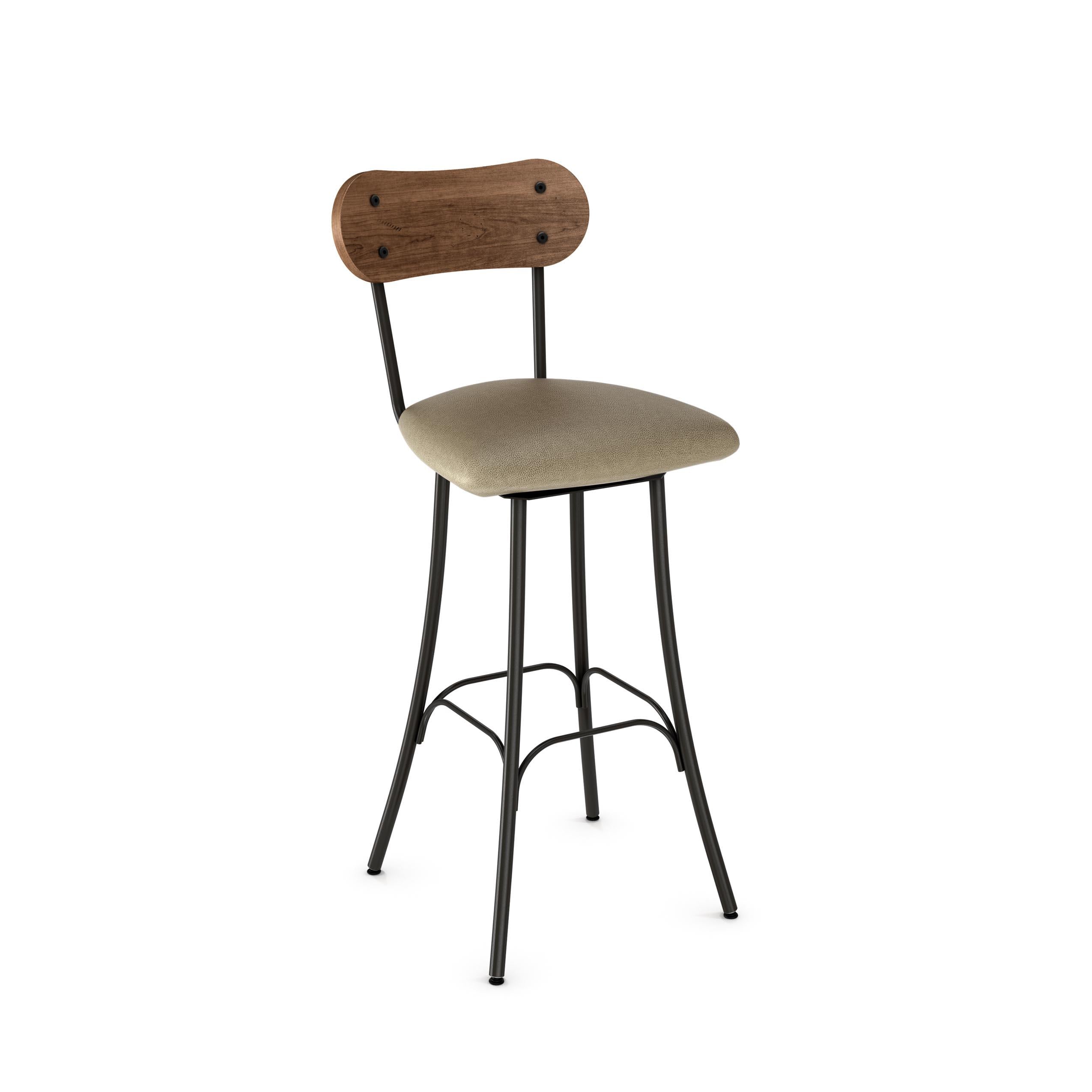  Amisco Bean Pub Height Stool 41268-30_51-DP-87 IMAGE 1