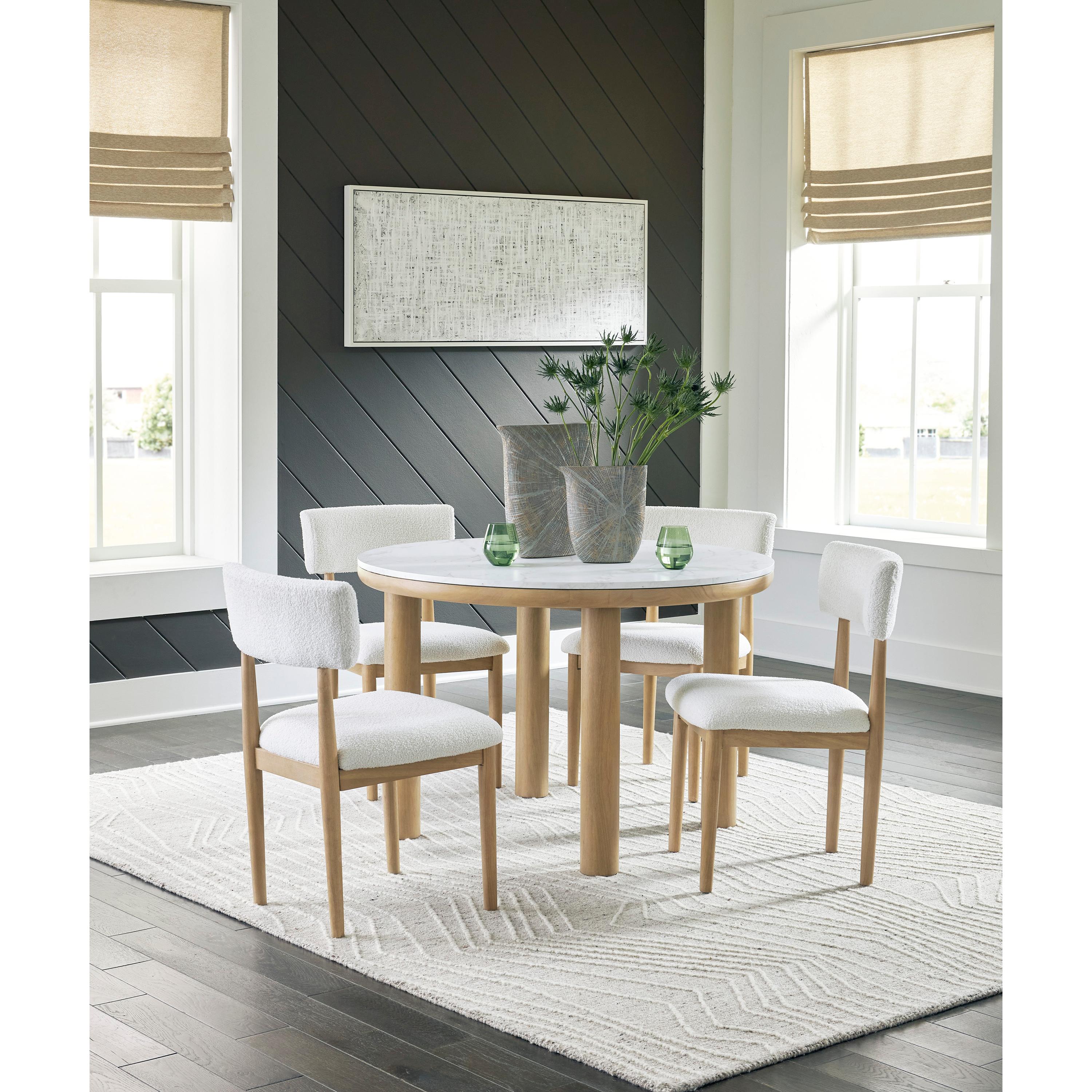  Signature Design by Ashley Sawdyn D427D2 5 pc Dining Set IMAGE 1