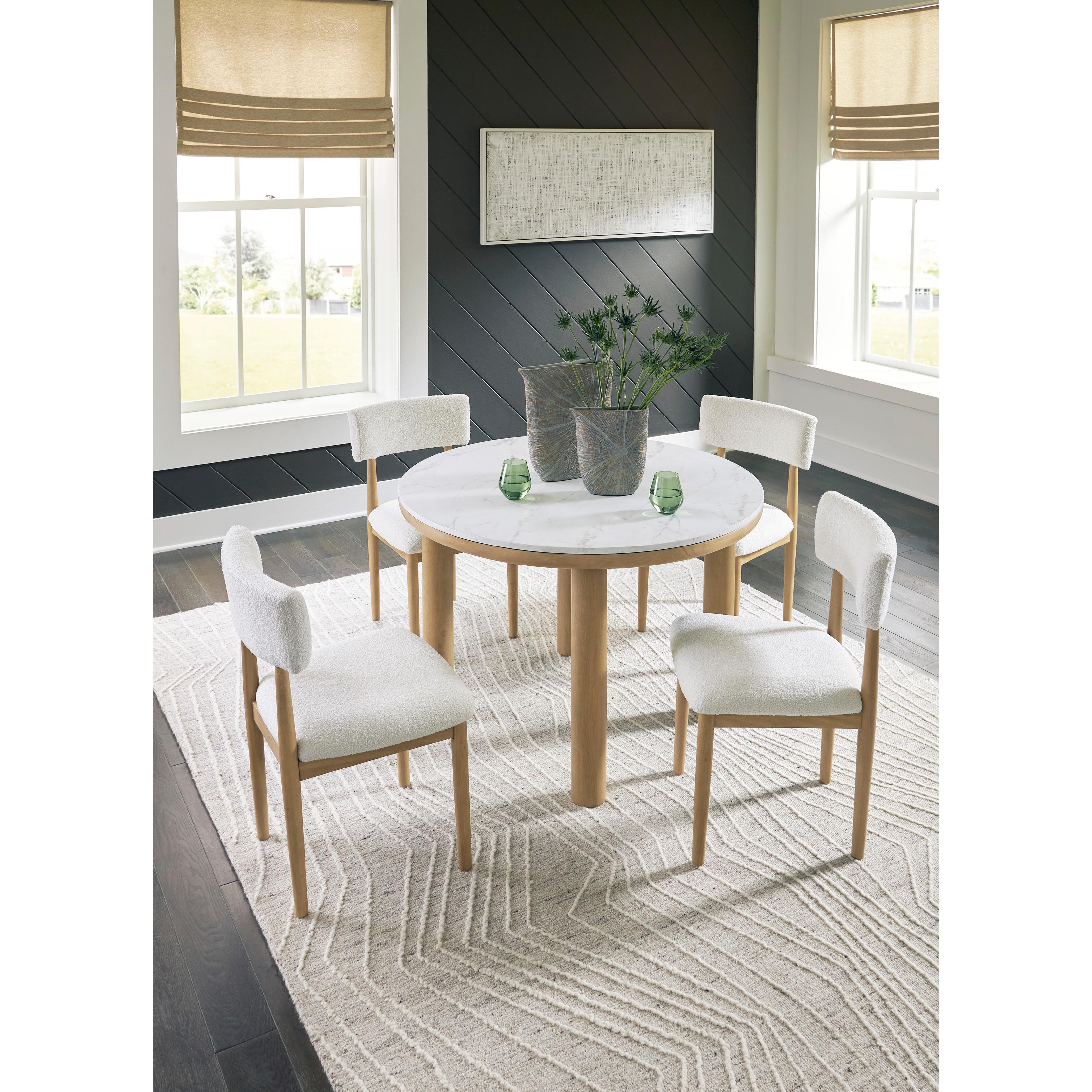 Signature Design by Ashley Sawdyn D427D2 5 pc Dining Set IMAGE 2
