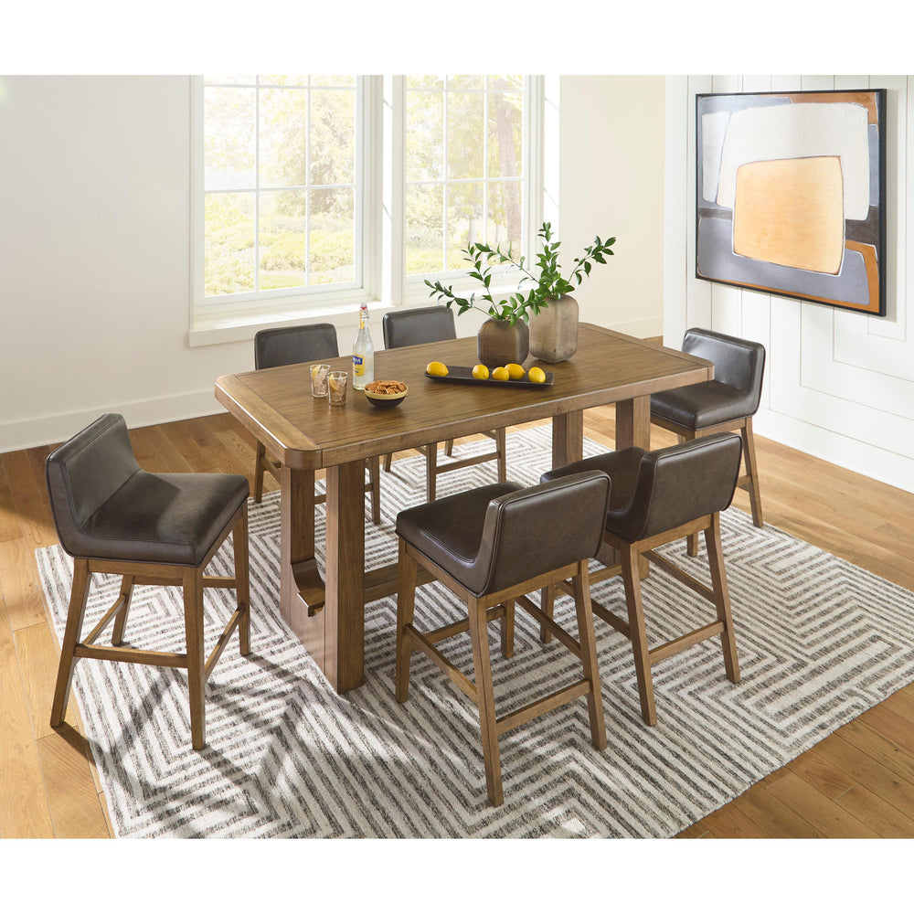  Signature Design by Ashley Cabalynn D974 7 pc Counter Height Dining Set IMAGE 1