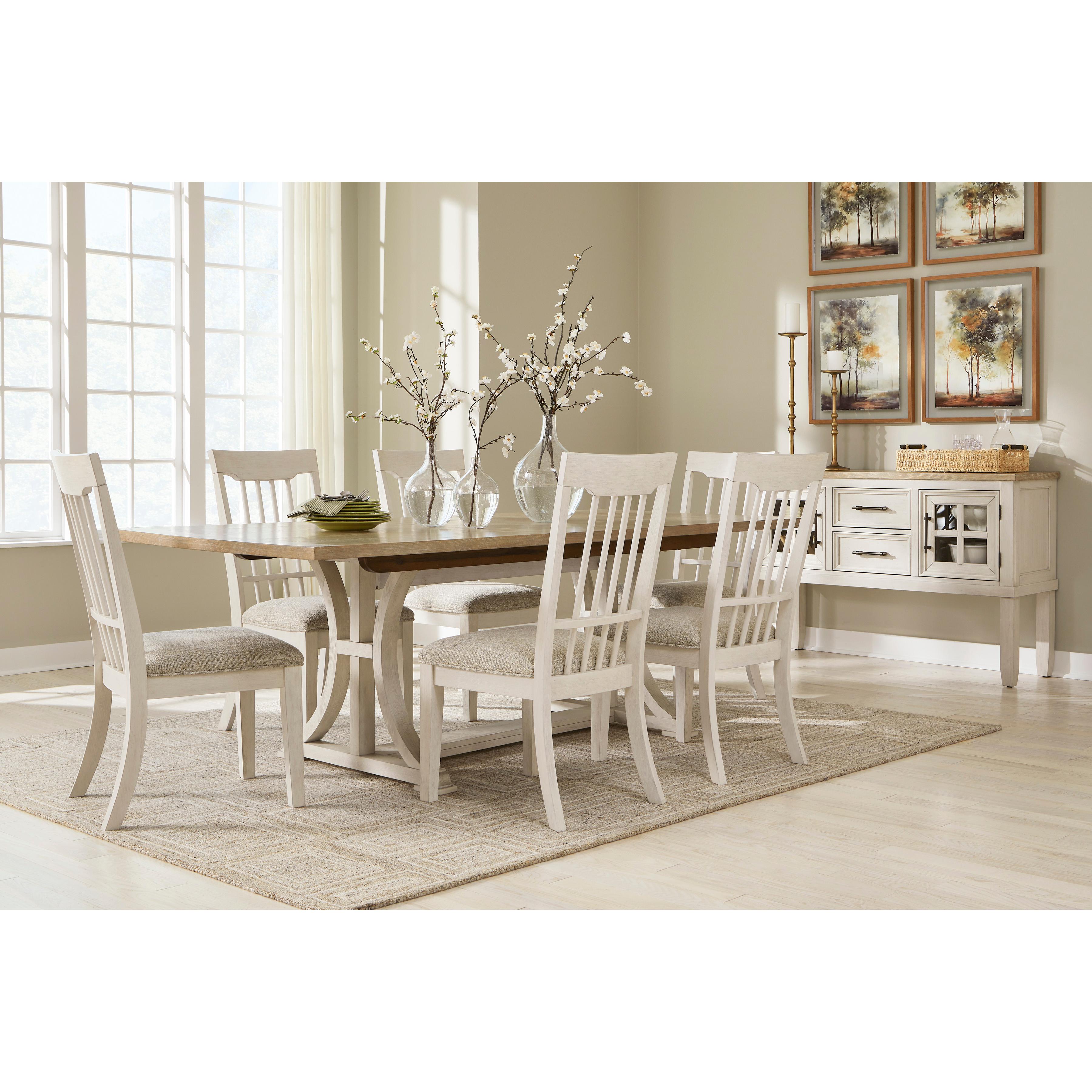  Benchcraft Shaybrock D683D4 7 pc Dining Set IMAGE 1
