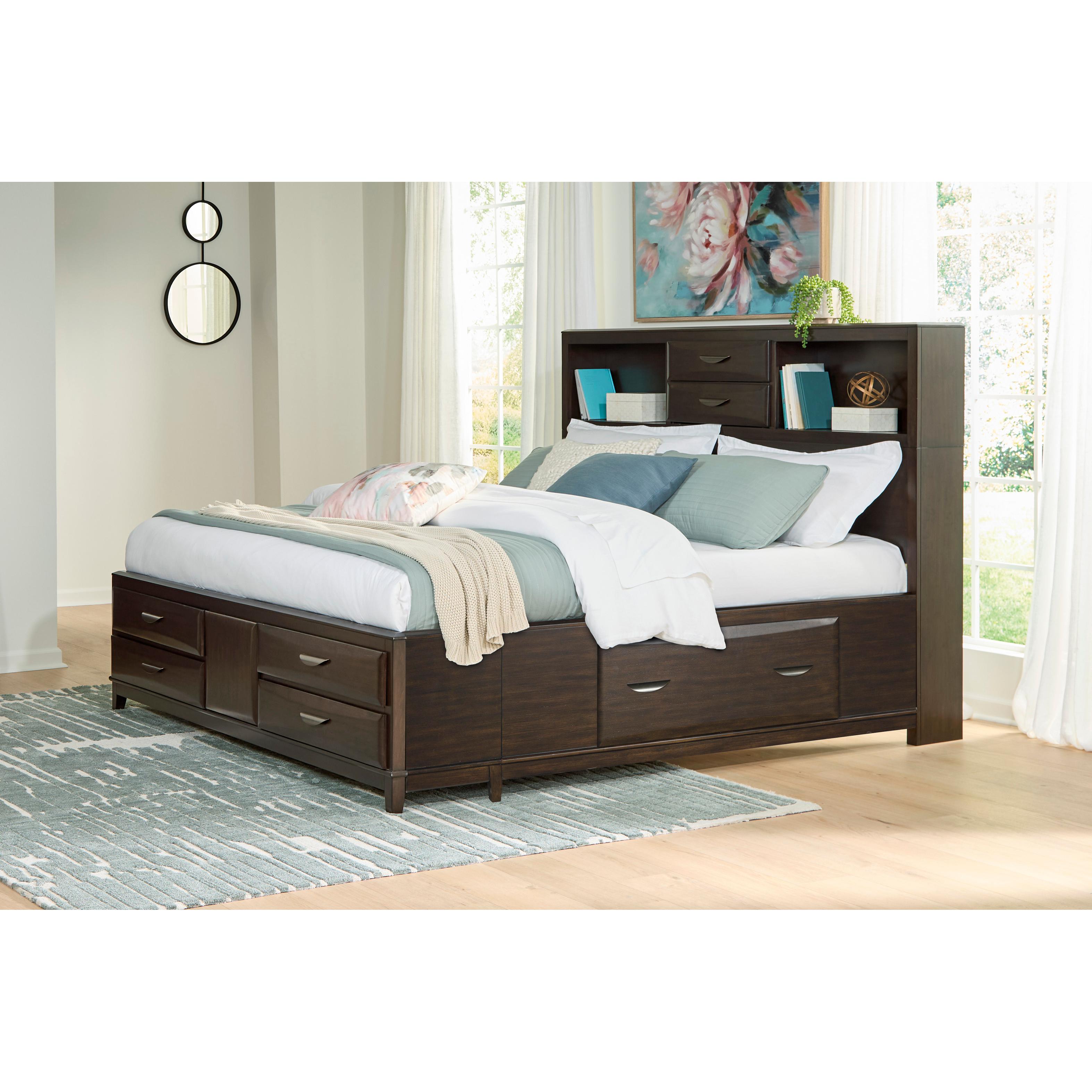  Benchcraft Vanmore B479 7 pc Queen Platform Bedroom Set IMAGE 2