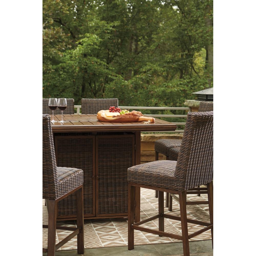 Signature Design by Ashley Paradise Trail P750P6 9-piece Outdoor Dining Set IMAGE 5