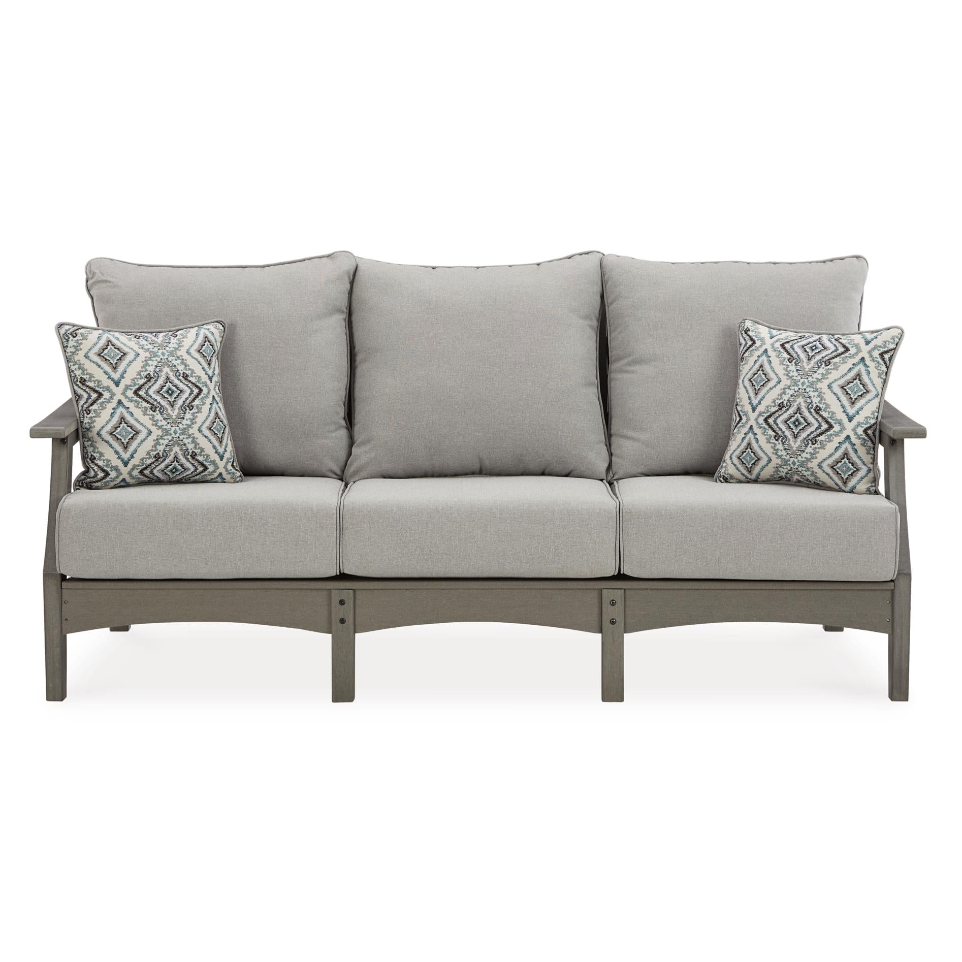  Signature Design by Ashley Visola P802P2 4 pc Outdoor Seating Set IMAGE 4