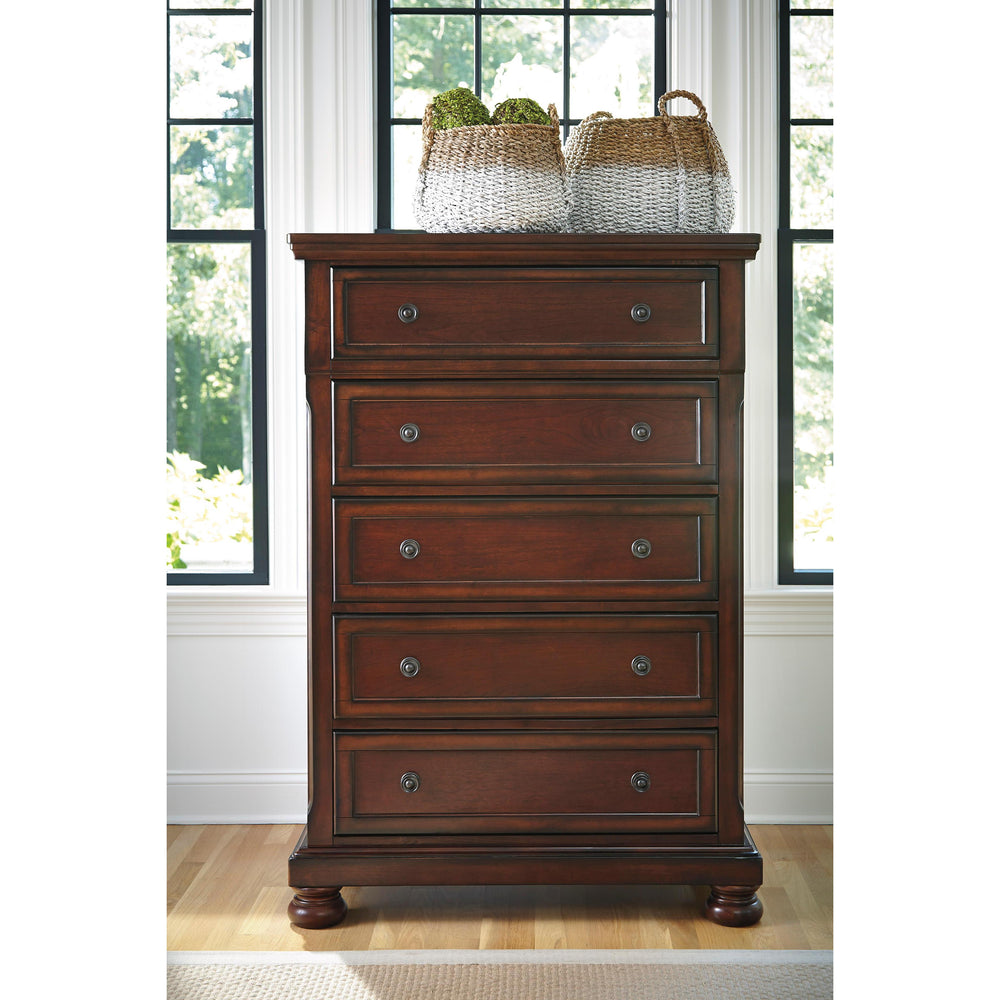  Millennium Porter B697B38 8 pc Queen Panel Bedroom Set IMAGE 4