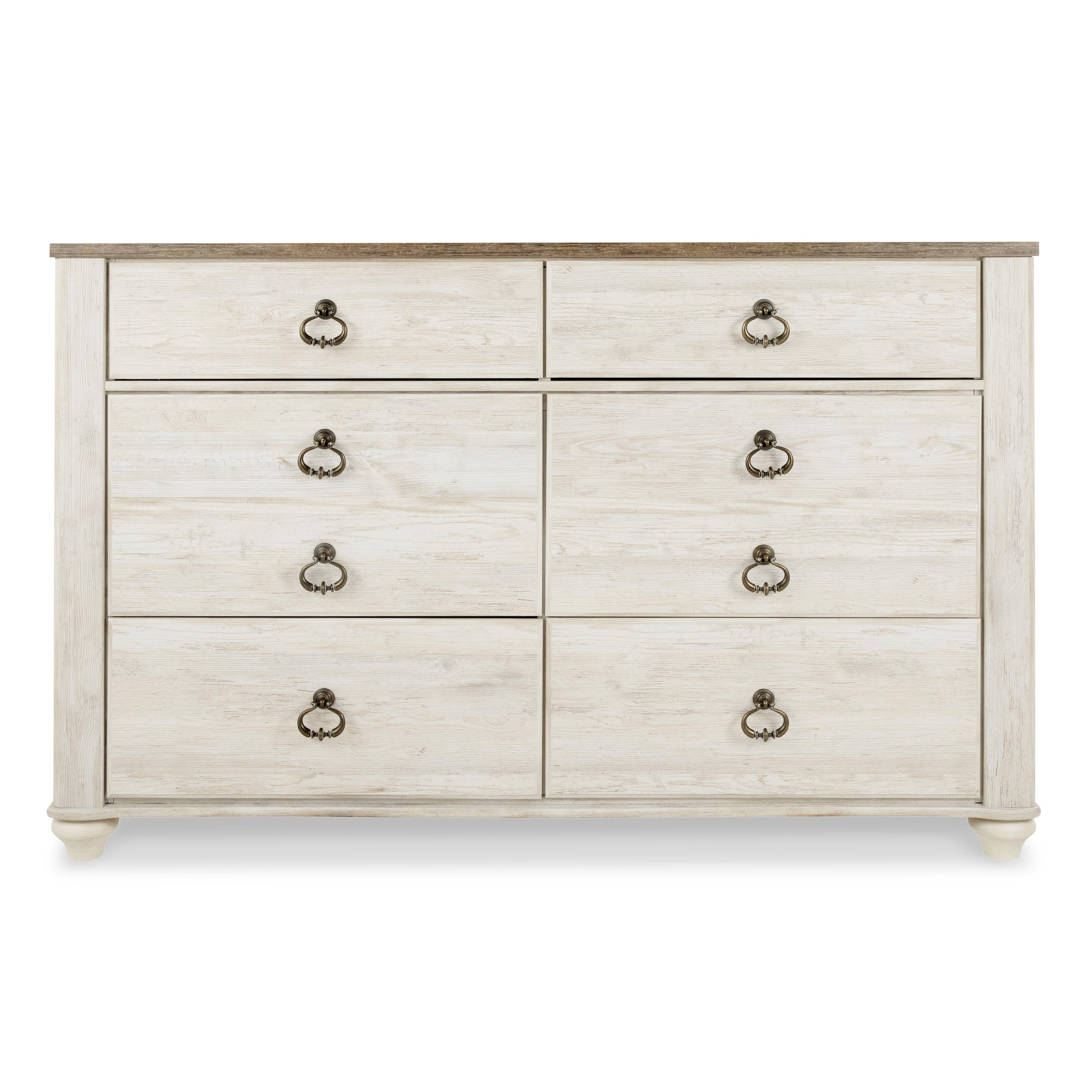  Signature Design by Ashley Willowton 6-Drawer Dresser B267-31 IMAGE 3