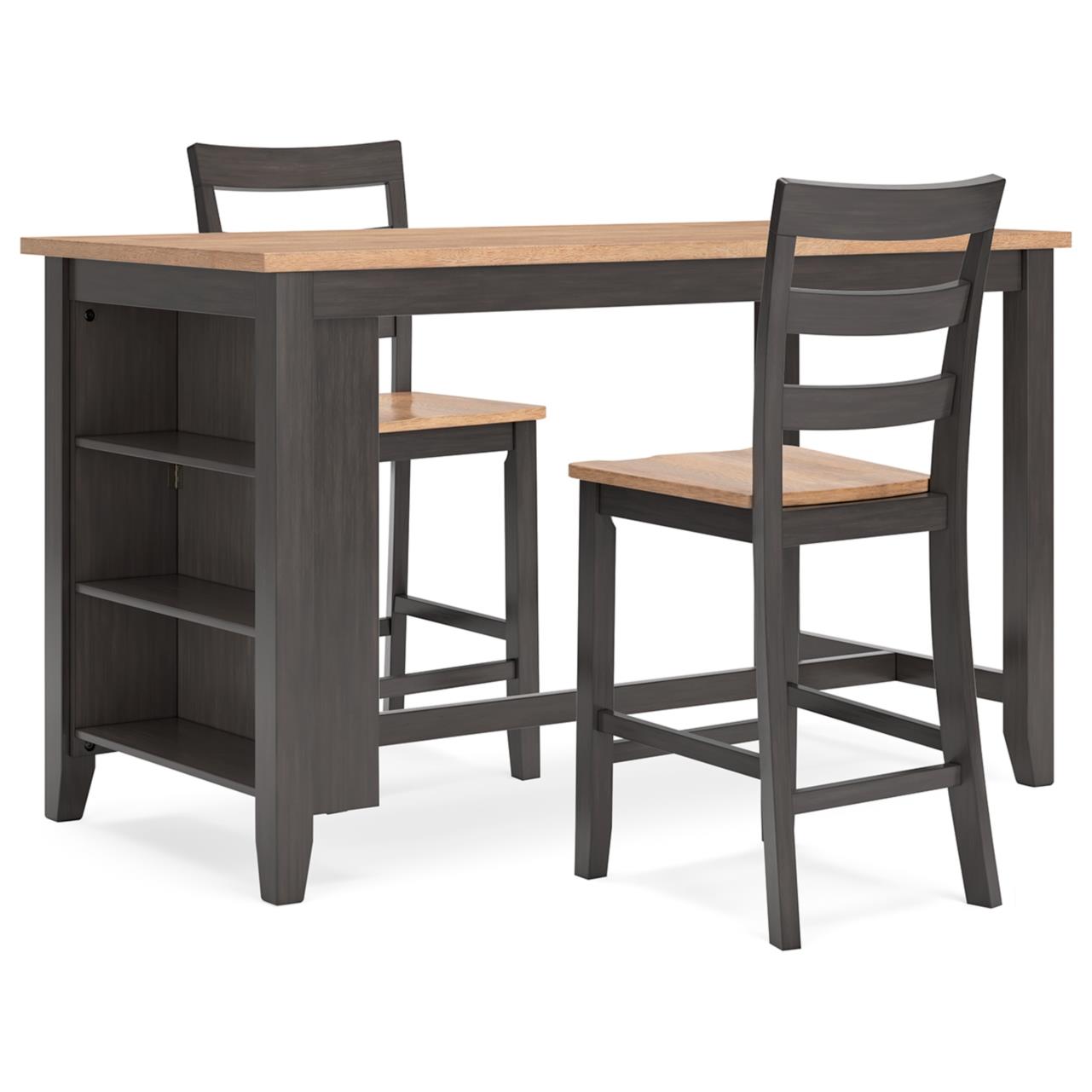  Signature Design by Ashley Gesthaven D396D3 5 pc Counter Height Dining Set IMAGE 1