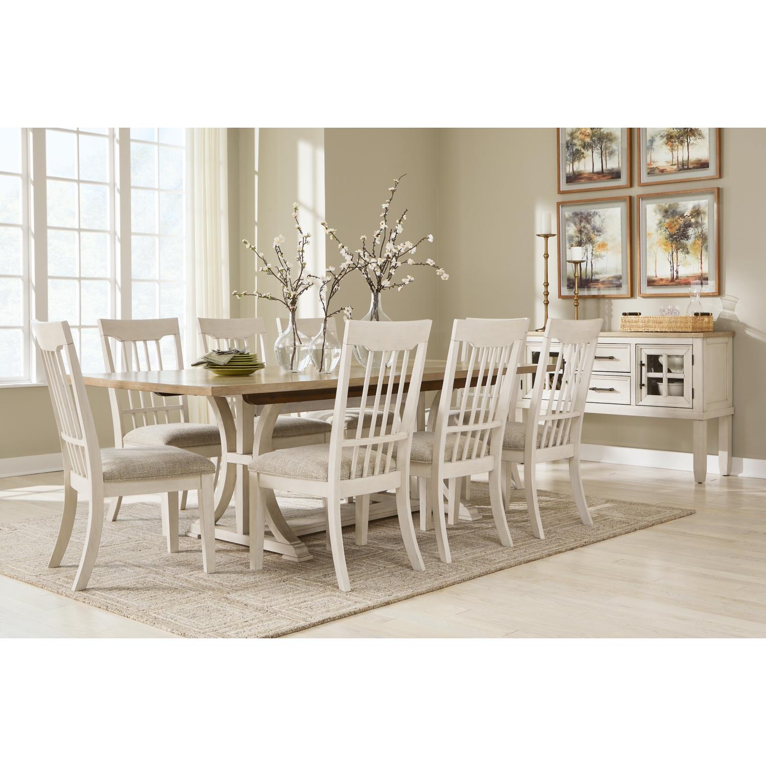  Benchcraft Shaybrock D683D5 9 pc Dining Set IMAGE 1