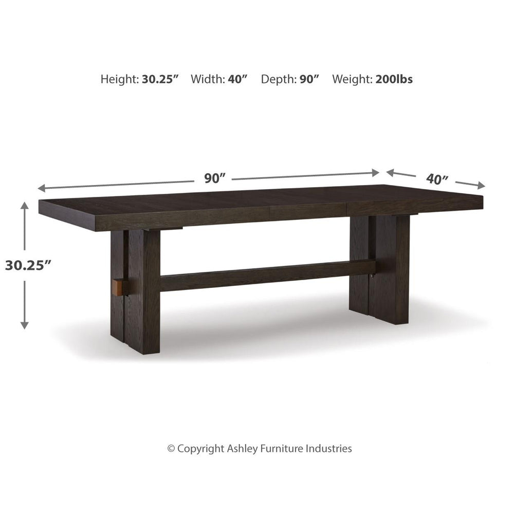  Signature Design by Ashley Burkhaus D984D7 9 pc Dining Set IMAGE 14