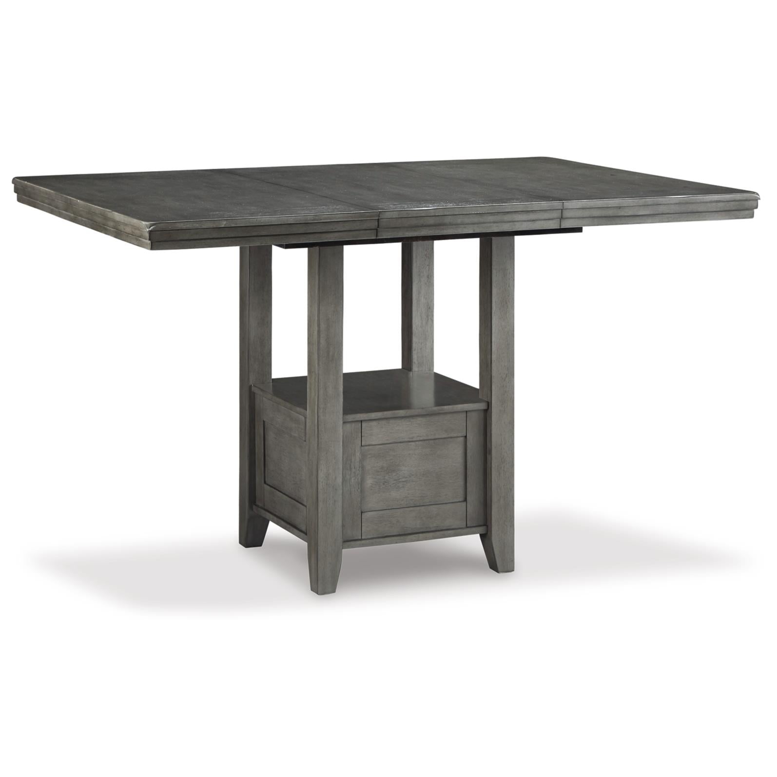  Signature Design by Ashley Hallanden D589D4 7 pc Counter Height Dining Set IMAGE 3