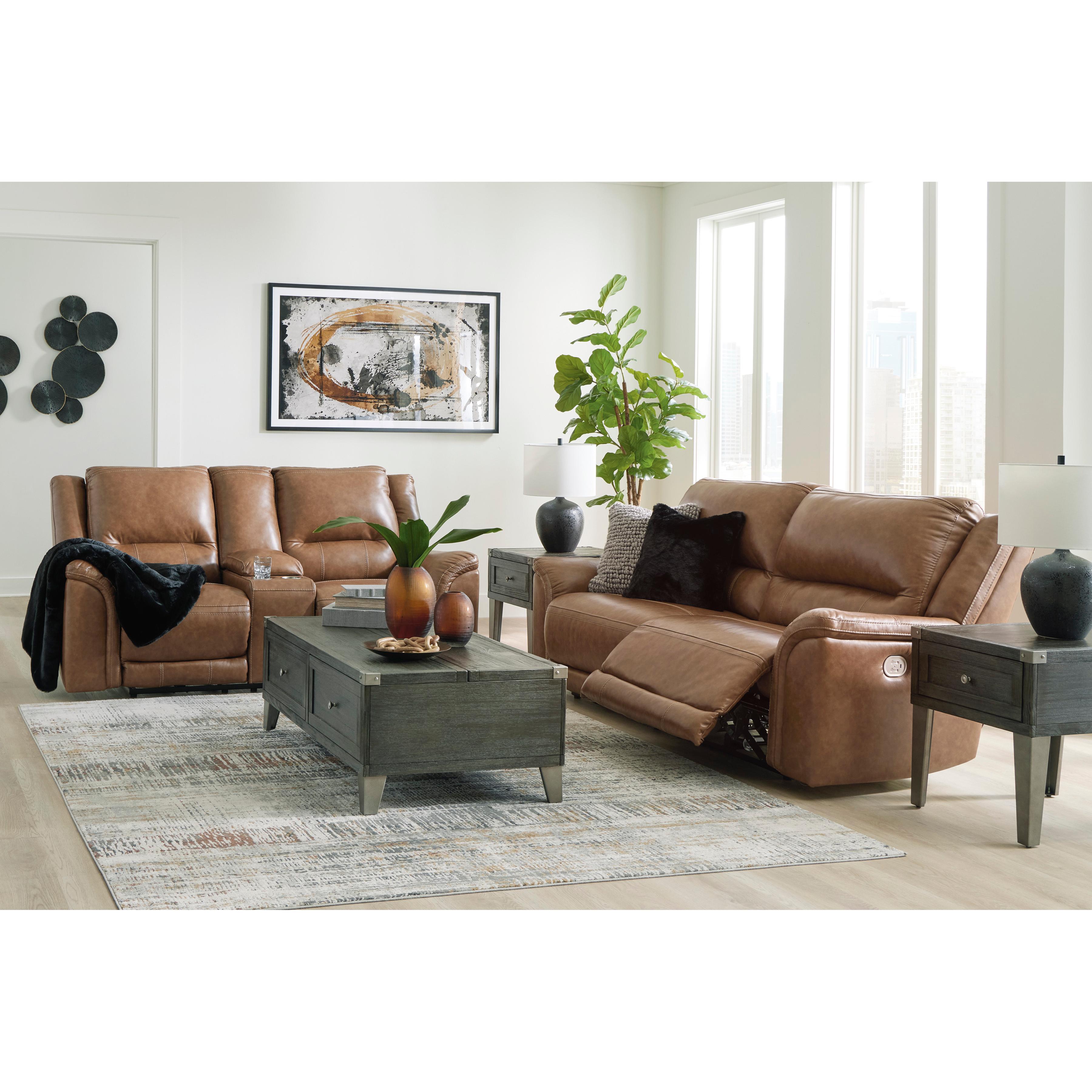  Signature Design by Ashley Trasimeno U82815U1 2 pc Power Reclining Living Room Set IMAGE 1