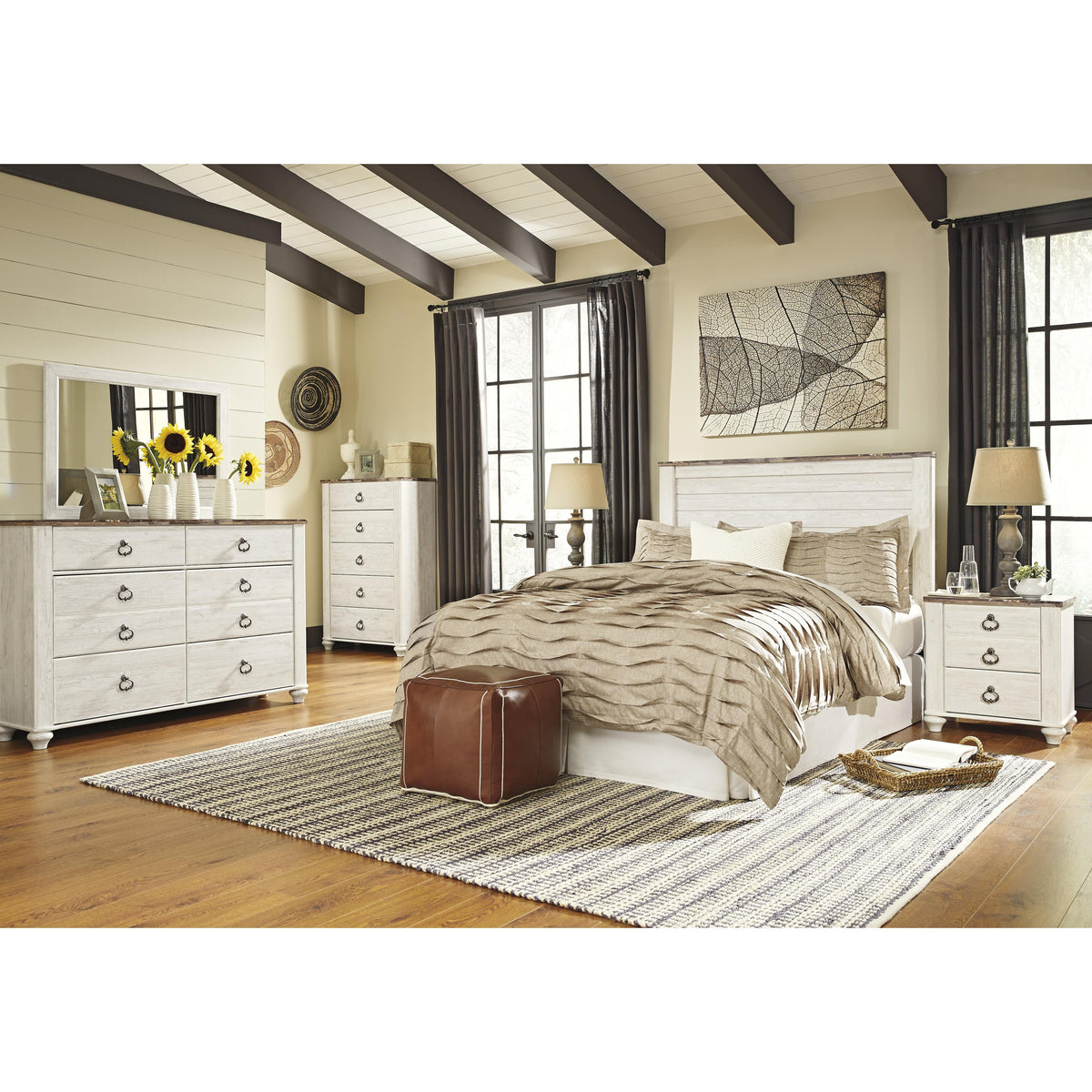  Signature Design by Ashley Willowton 2-Drawer Nightstand B267-92 IMAGE 7