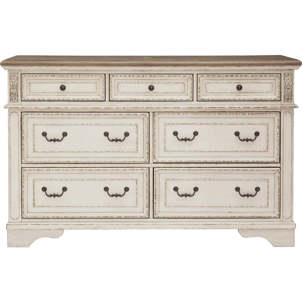  Signature Design by Ashley Realyn B743B30 7 pc Queen Upholstered Panel Bedroom Set IMAGE 3