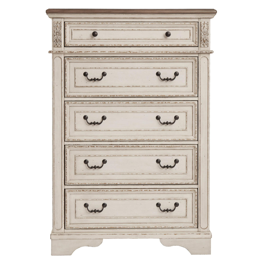  Signature Design by Ashley Realyn B743B30 7 pc Queen Upholstered Panel Bedroom Set IMAGE 6