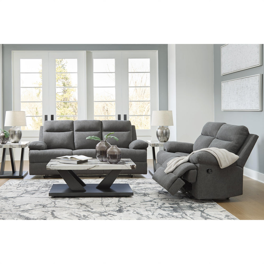  Signature Design by Ashley Side-Swipe PC91406U1 2 pc Reclining Living Room Set IMAGE 1
