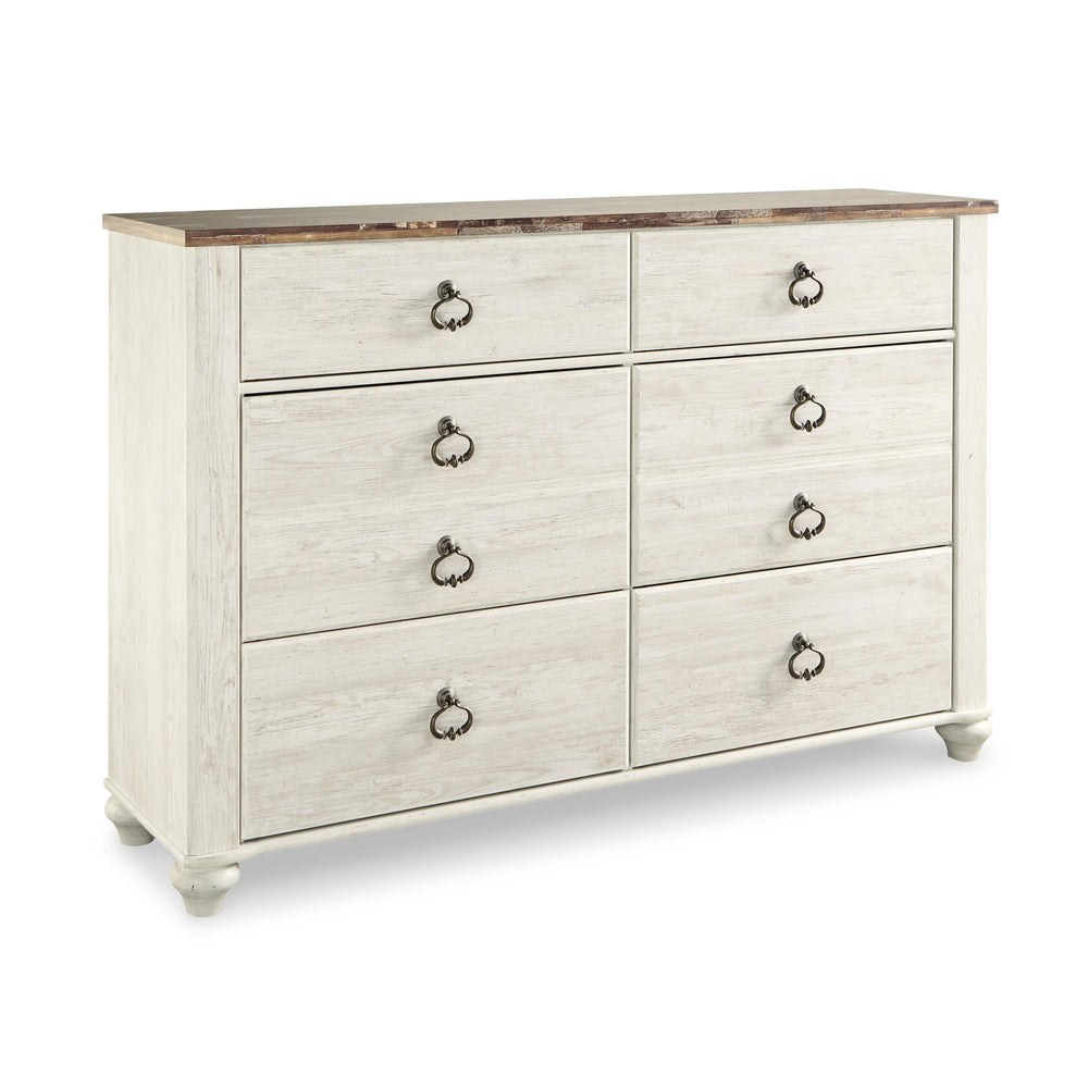  Signature Design by Ashley Willowton B267B42 6 pc King Sleigh Bedroom Set IMAGE 3