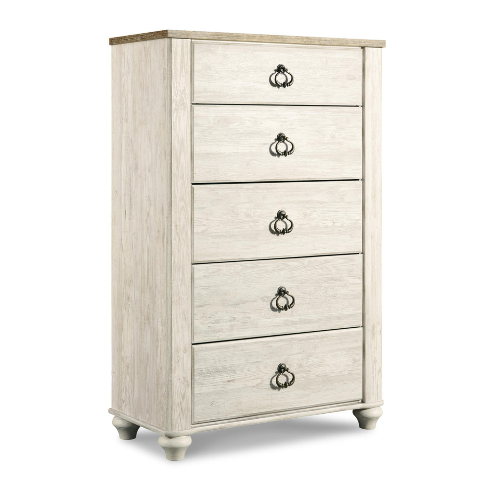  Signature Design by Ashley Willowton B267B42 6 pc King Sleigh Bedroom Set IMAGE 5