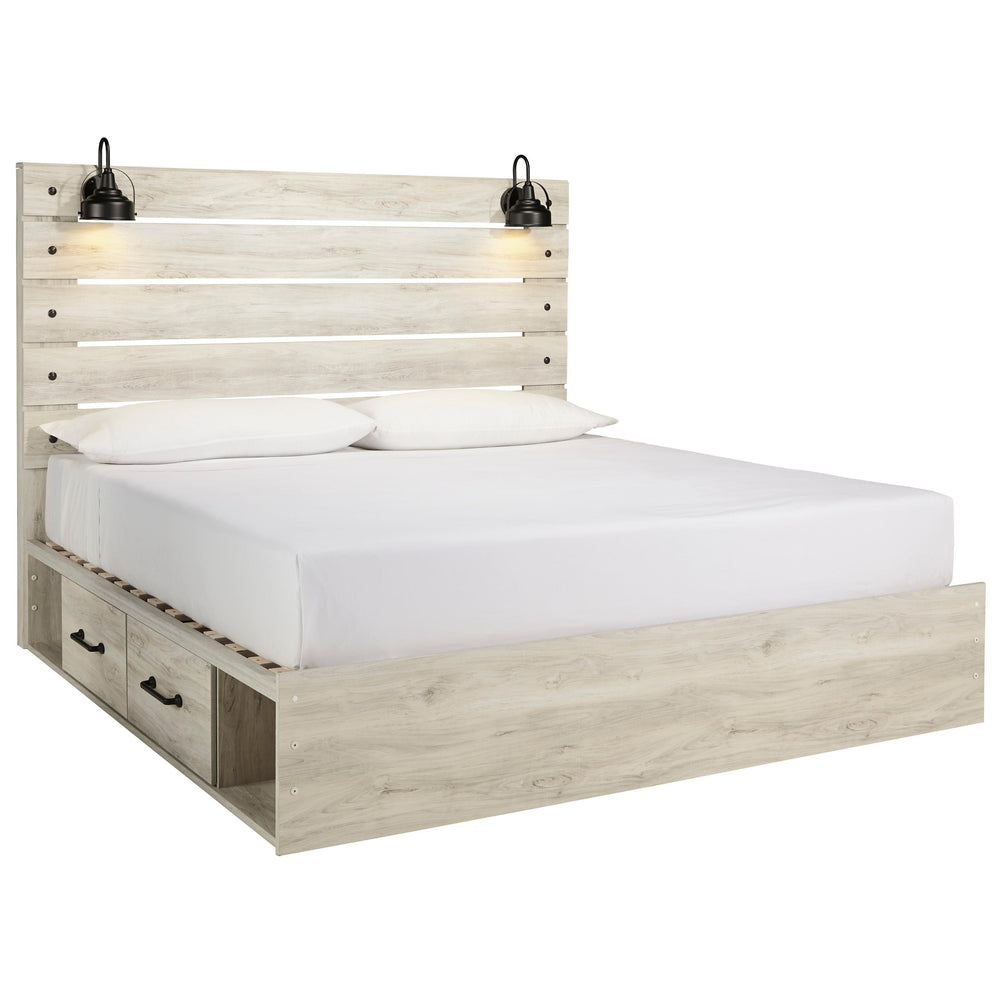  Signature Design by Ashley Cambeck B192B110 7 pc King Panel Storage Bedroom Set IMAGE 2
