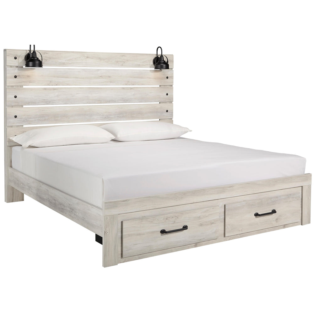  Signature Design by Ashley Cambeck B192B127 6 pc King Panel Storage Bedroom Set IMAGE 2