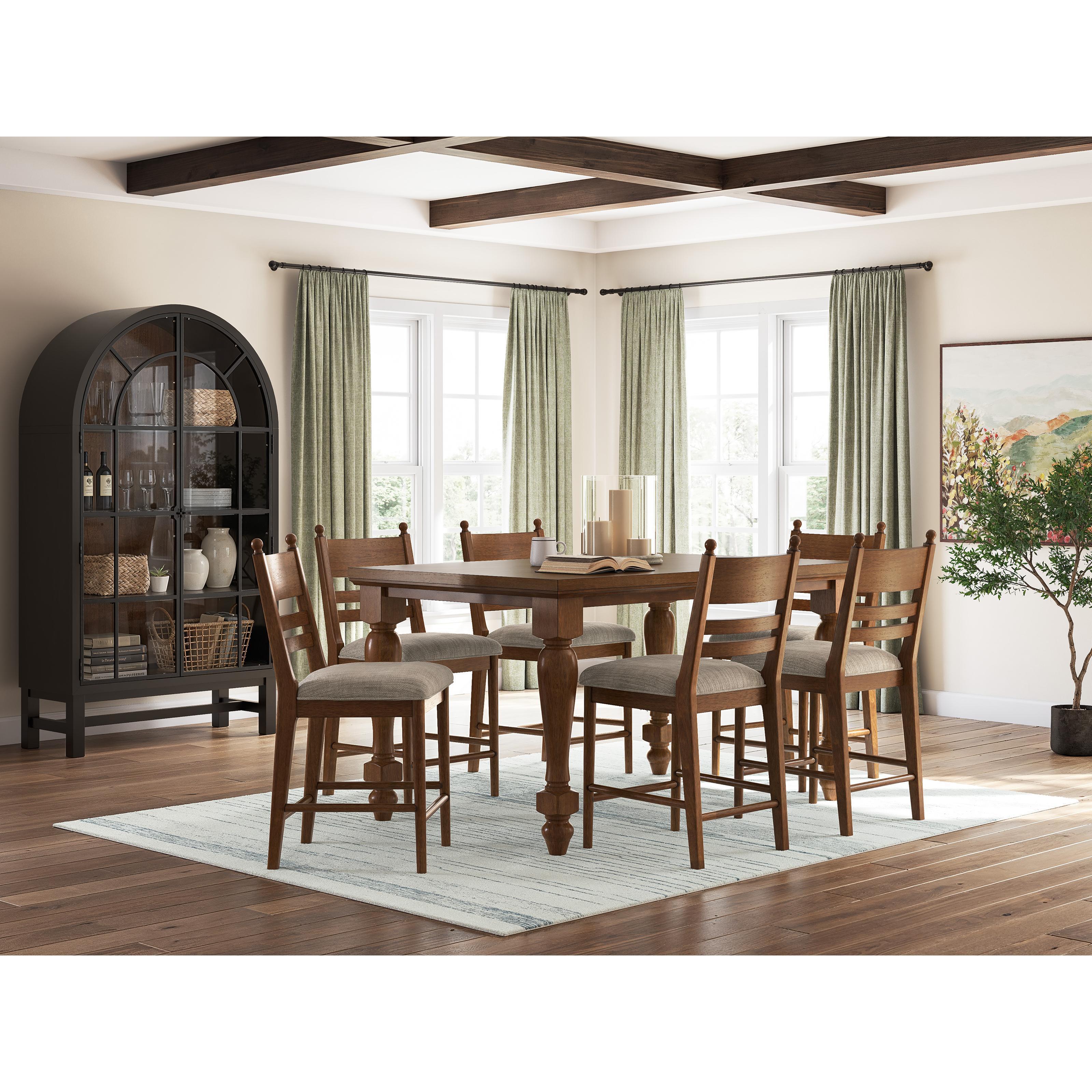  Signature Design by Ashley Greddinton PCD824 7 pc Counter Height Dining Set IMAGE 1