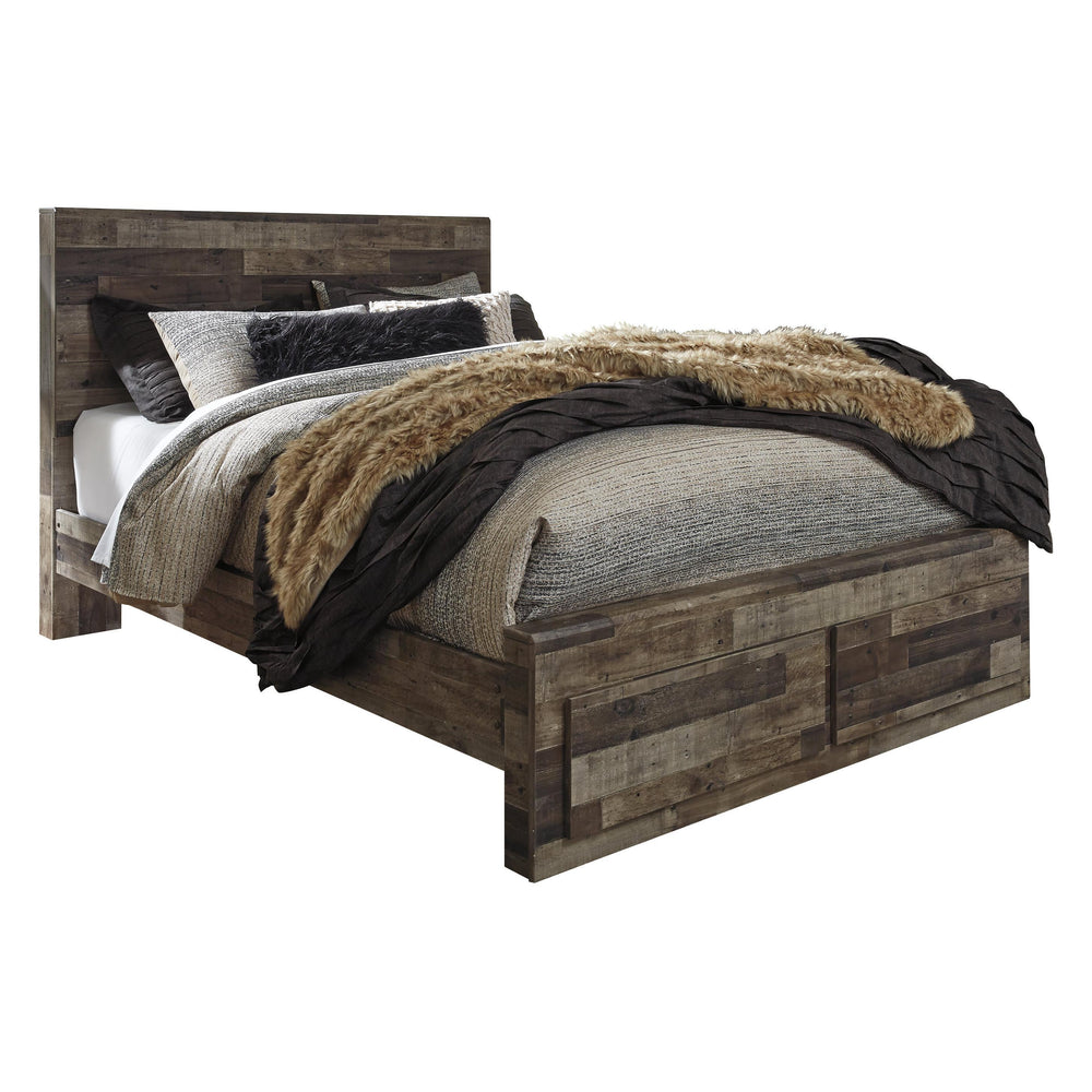  Benchcraft Derekson B200B84 6 pc Queen Panel Storage Bedroom Set IMAGE 2