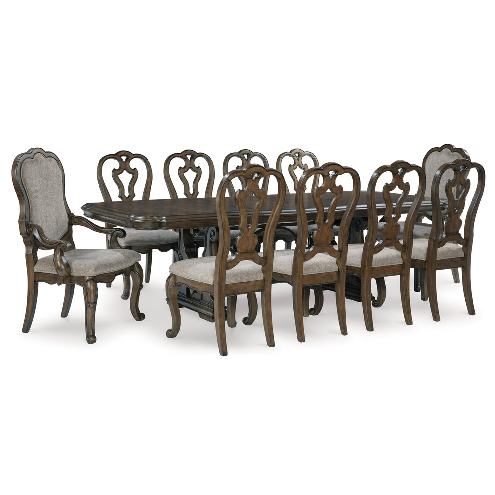  Signature Design by Ashley Maylee D947D14 11 pc Dining Set IMAGE 1