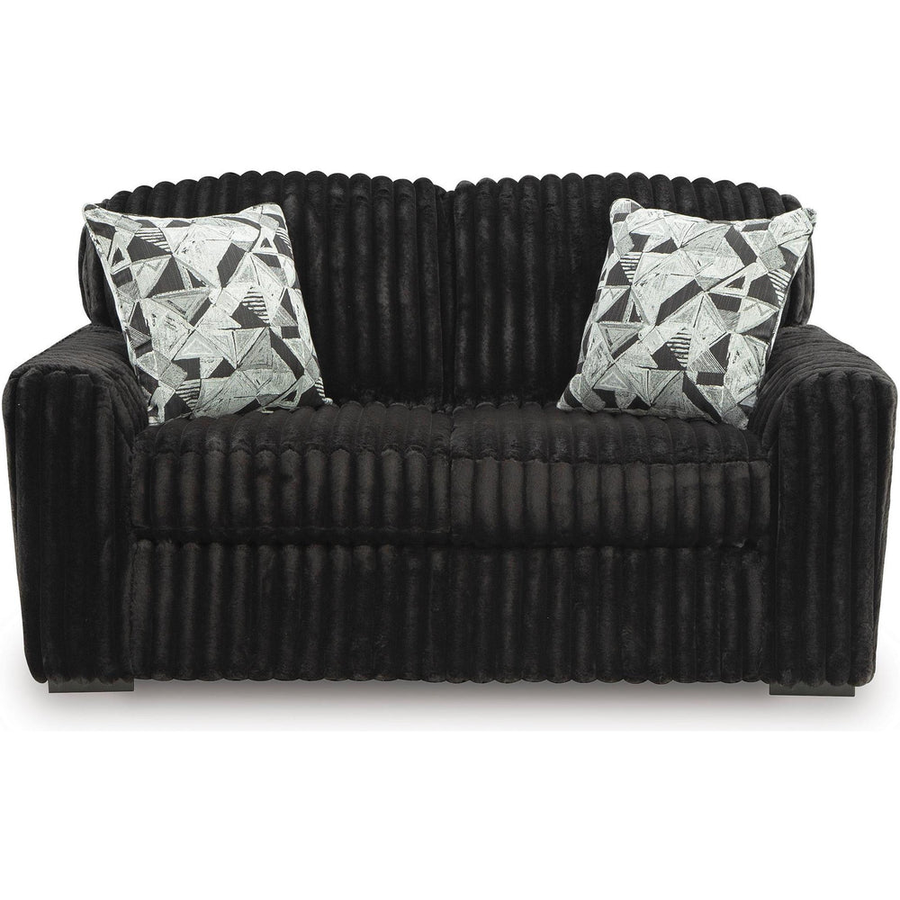  Signature Design by Ashley Midnight-Madness 98103 2 pc Living Room Set - Onyx IMAGE 3
