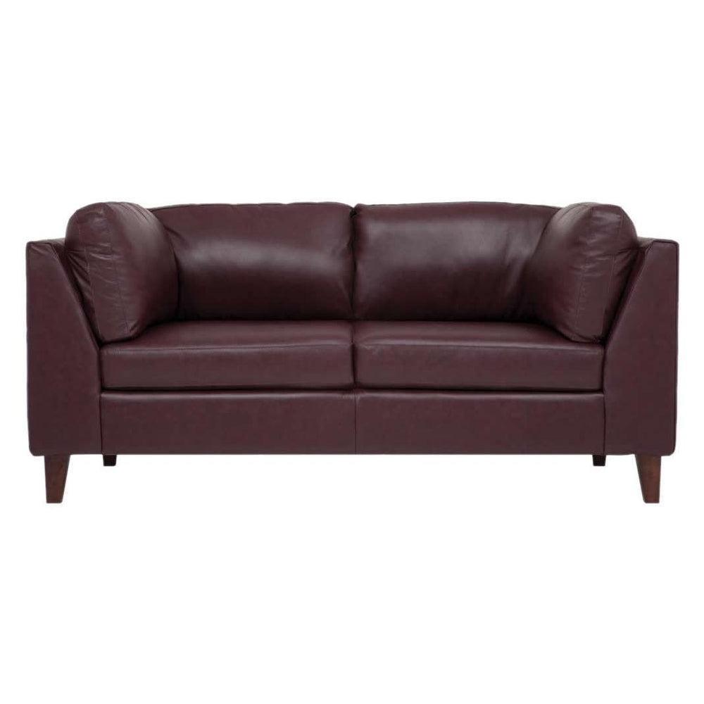  EQ3 Salema Stationary Leather Loveseat 37024-03-GR100 IMAGE 1