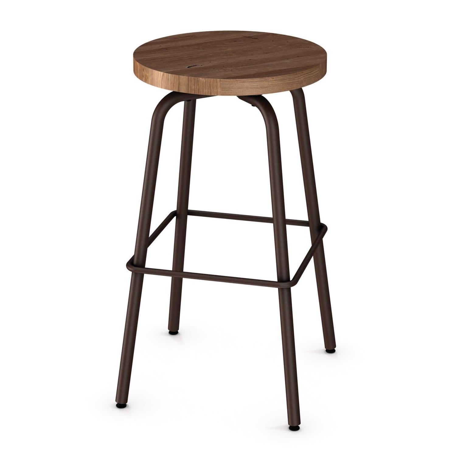  Amisco Button Pub Height Stool 42460-30_52-87 IMAGE 1