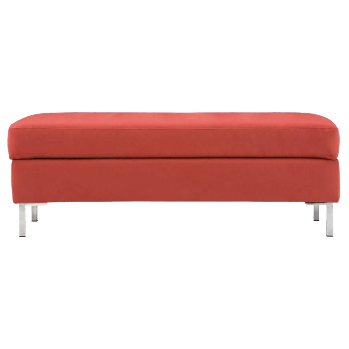  EQ3 Salema Fabric Storage Ottoman 30024-94-GR10 IMAGE 1