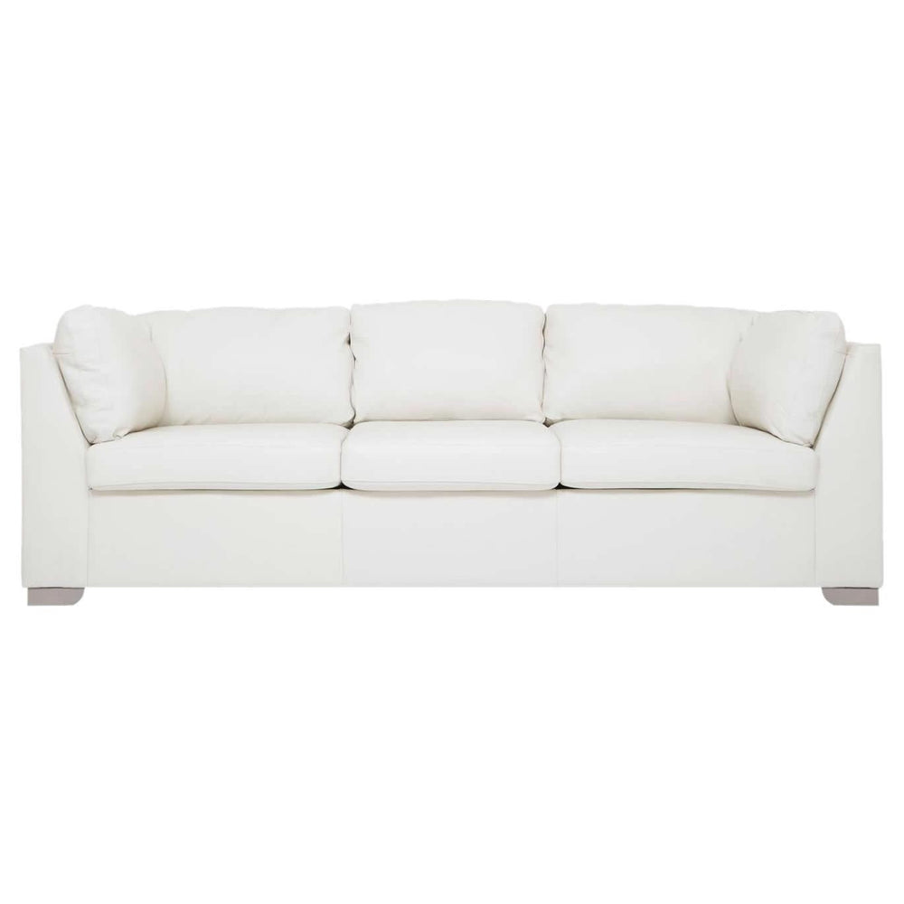  EQ3 Salema Leather Sofabed 37024-21-GR100 IMAGE 1