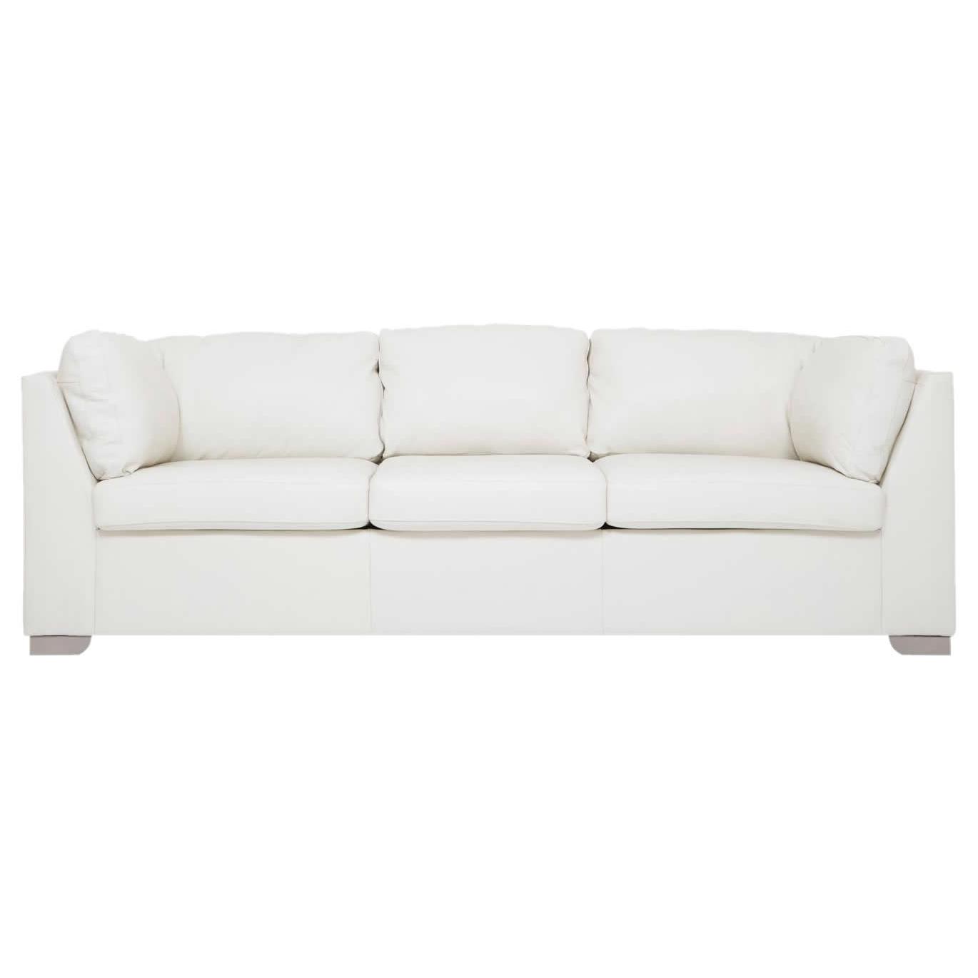  EQ3 Salema Leather Sofabed 37024-21-GR100 IMAGE 1