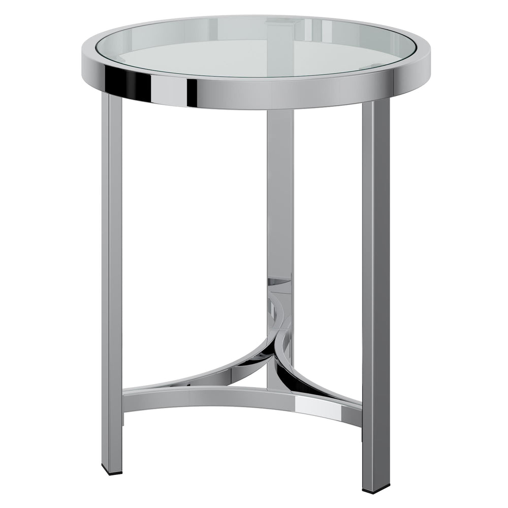  !nspire Strata 501-746 Accent Table - Chrome IMAGE 1