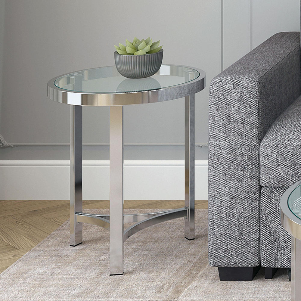  !nspire Strata 501-746 Accent Table - Chrome IMAGE 2
