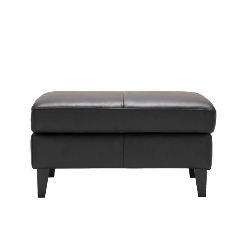  EQ3 Salema Leather Storage Ottoman 37024-93-GR100 IMAGE 1