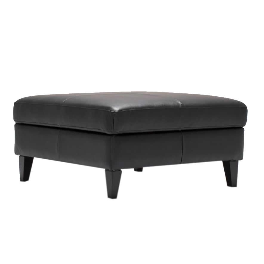  EQ3 Salema Leather Storage Ottoman 37024-93-GR100 IMAGE 2