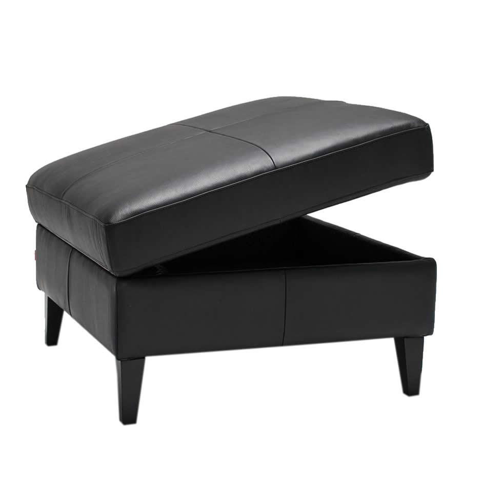  EQ3 Salema Leather Storage Ottoman 37024-93-GR100 IMAGE 4