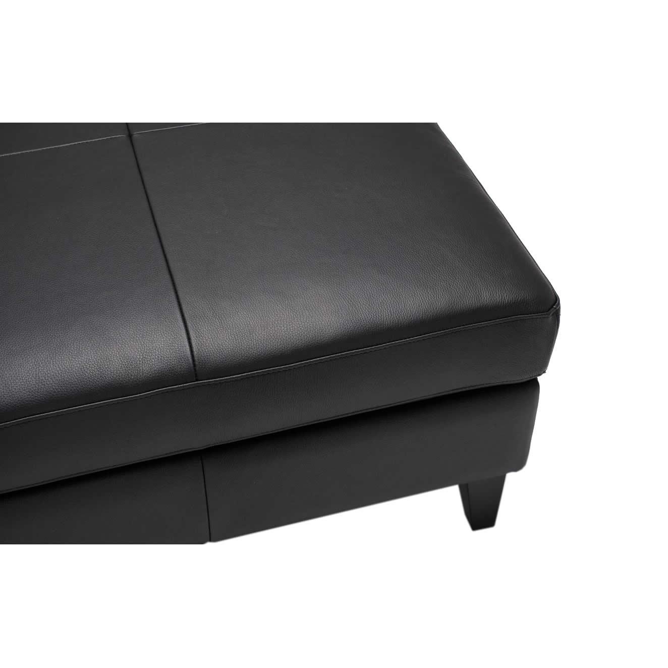  EQ3 Salema Leather Storage Ottoman 37024-93-GR100 IMAGE 6